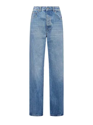 Paco Rabanne Washed Straight-Leg Jeans