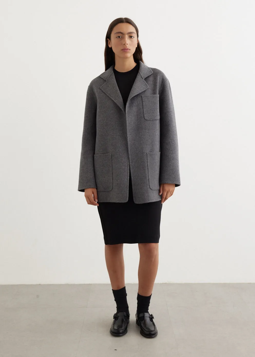 Patch Pocket Double Jacket