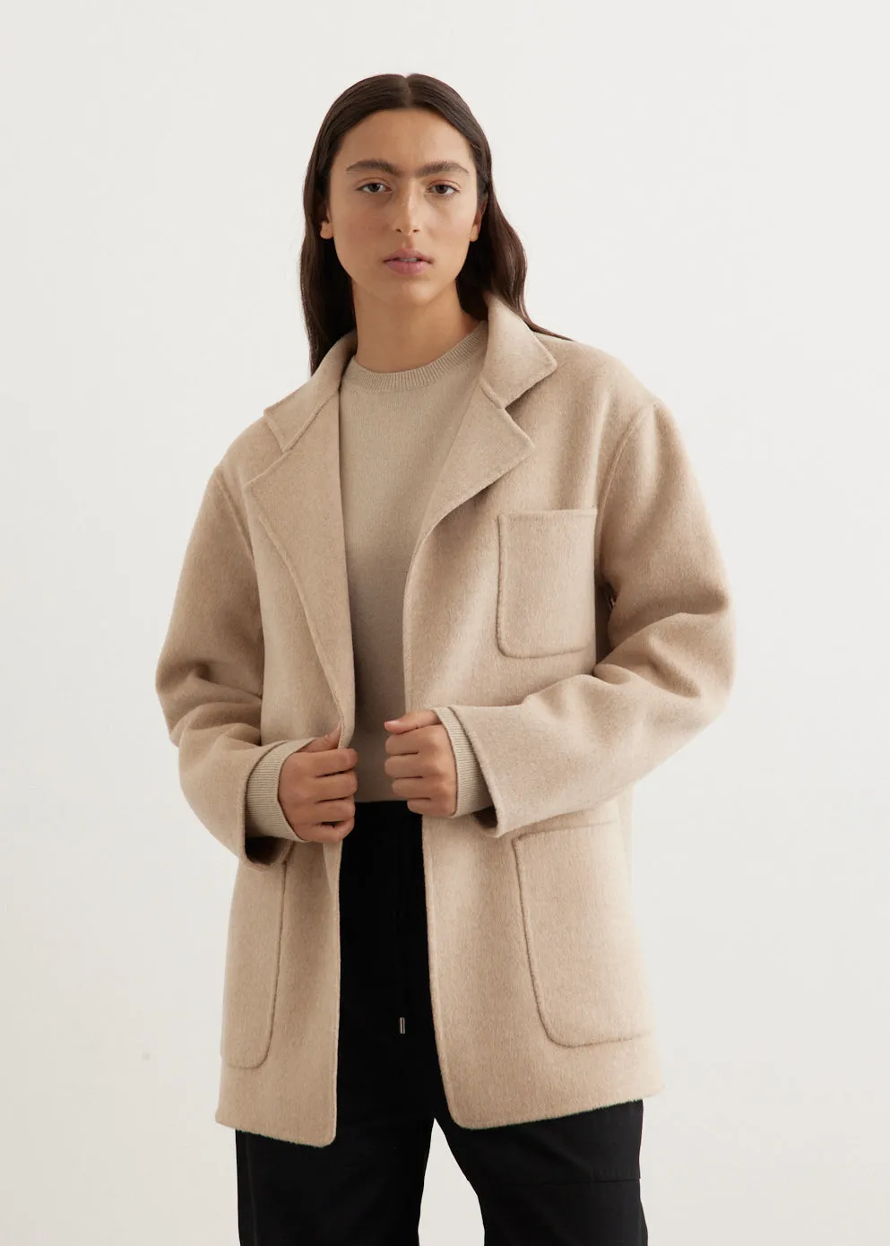 Patch Pocket Double Jacket