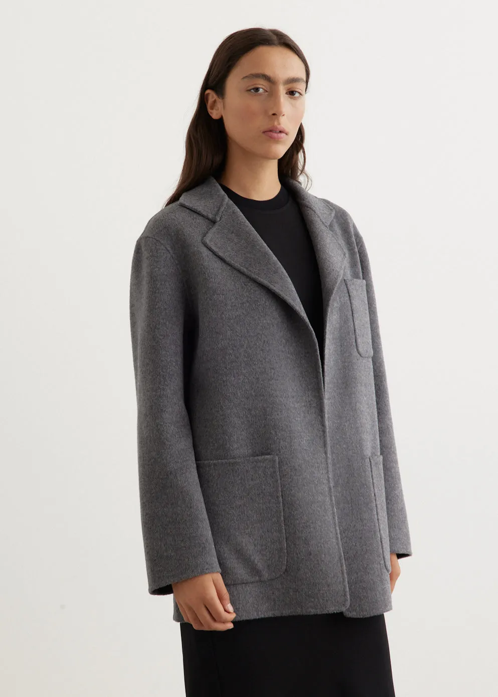 Patch Pocket Double Jacket