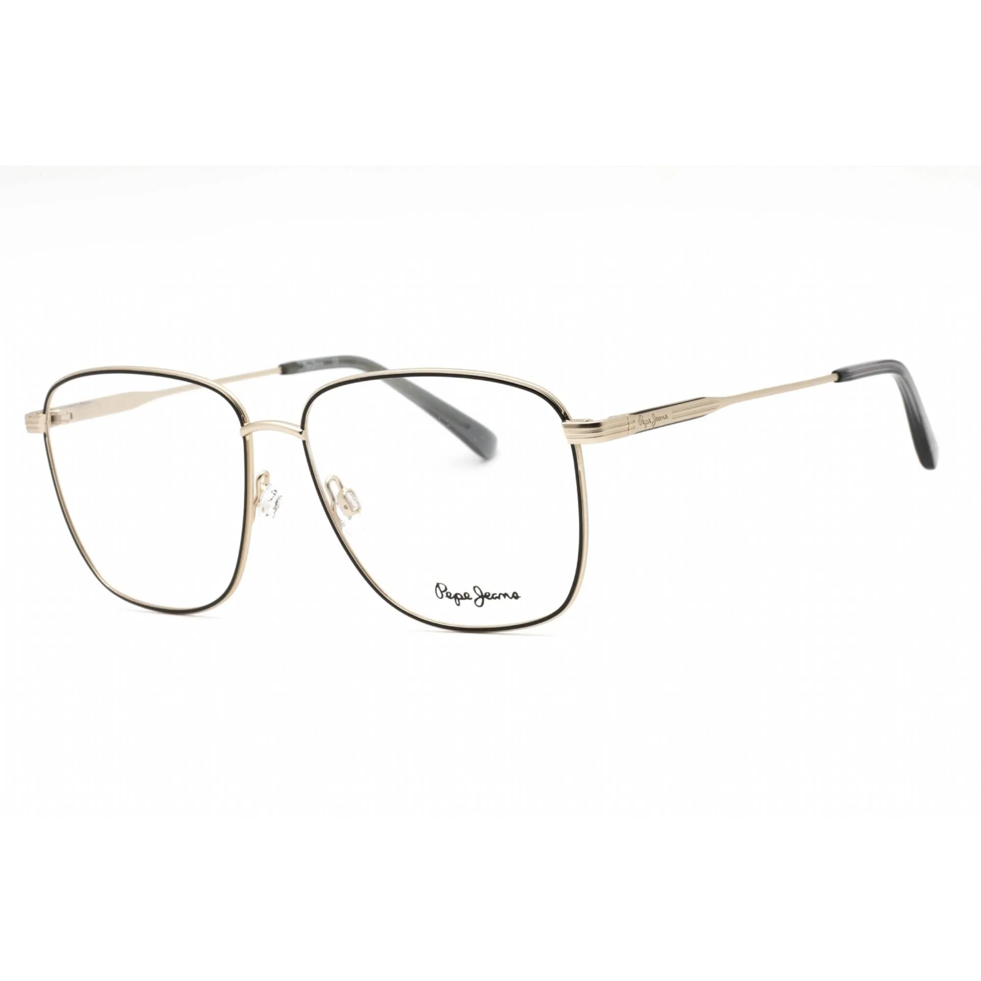 Pepe Jeans Men's Eyeglasses - Matte Light Gold Metal Butterfly Frame | PJ1416 407
