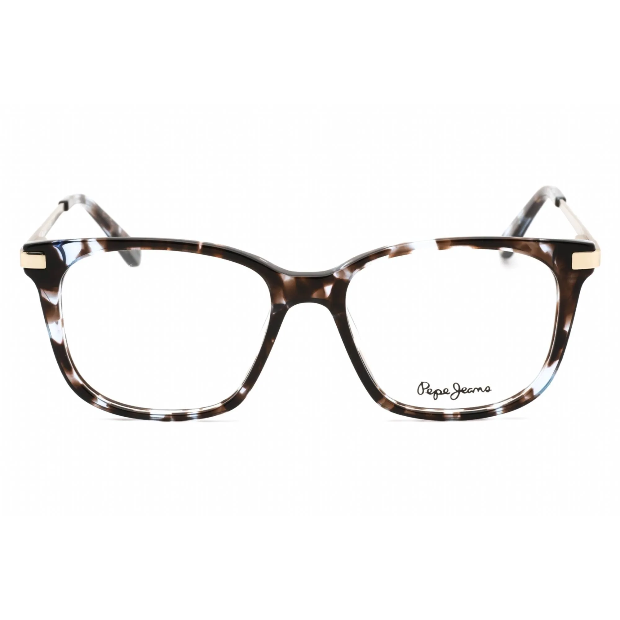 Pepe Jeans Women's Eyeglasses - Blue/Tortoise Plastic Square Full Rim | PJ3430 C3