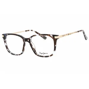 Pepe Jeans Women's Eyeglasses - Blue/Tortoise Plastic Square Full Rim | PJ3430 C3