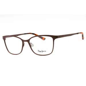 Pepe Jeans Women's Eyeglasses - Brown Metal Cat Eye Full Rim Frame | PJ1249 C2