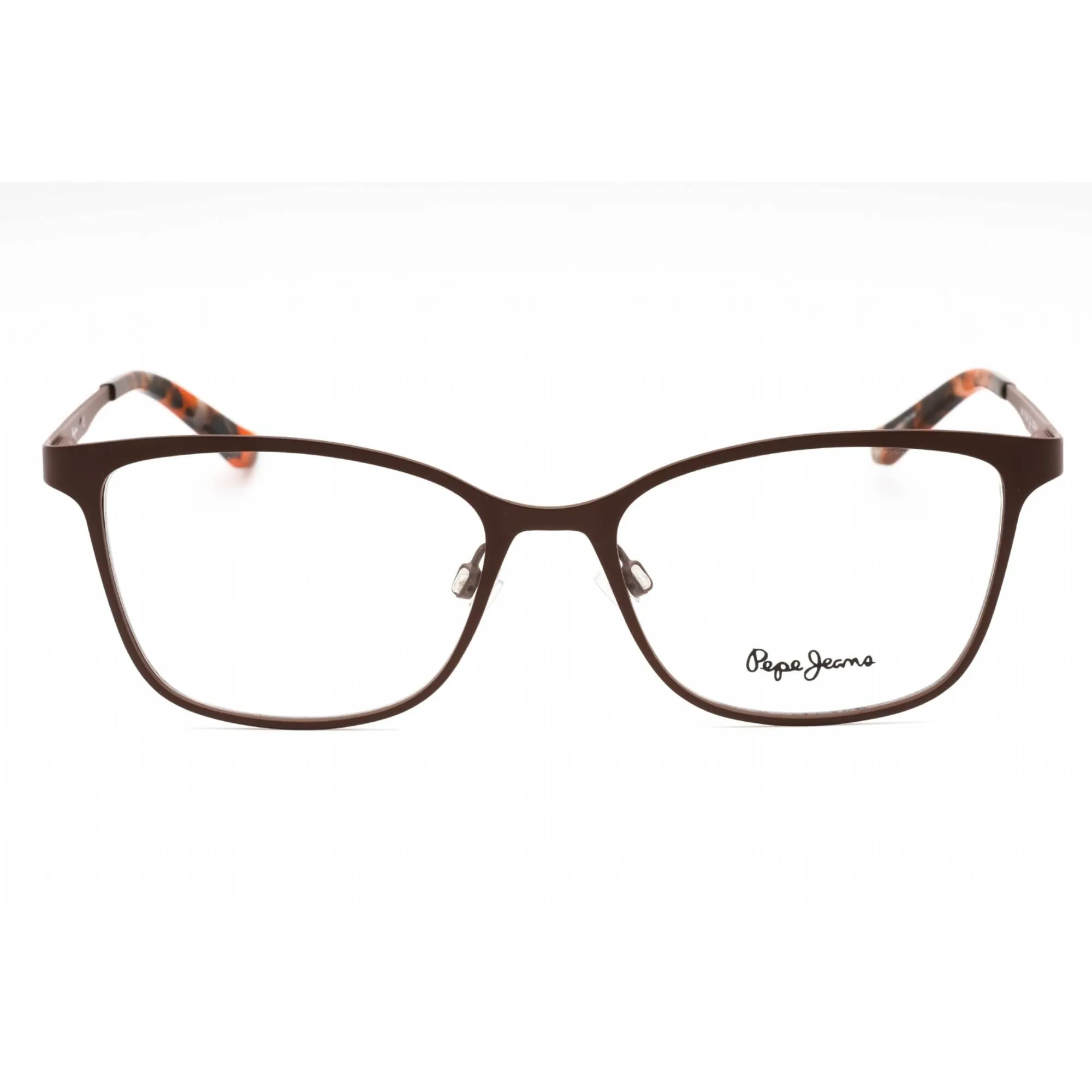 Pepe Jeans Women's Eyeglasses - Brown Metal Cat Eye Full Rim Frame | PJ1249 C2