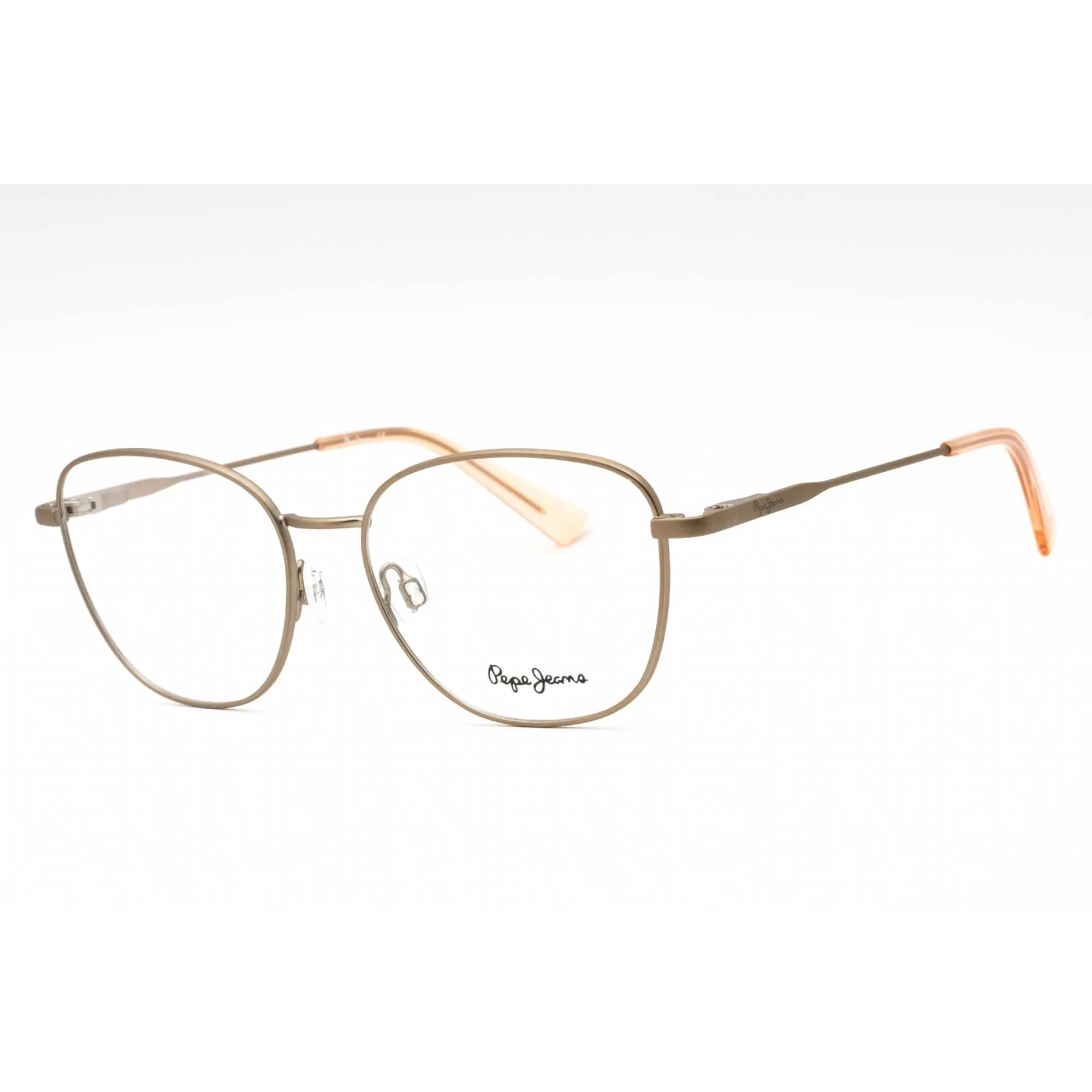 Pepe Jeans Women's Eyeglasses - Brown Metal Square Full Rim Frame | PJ1358 C3
