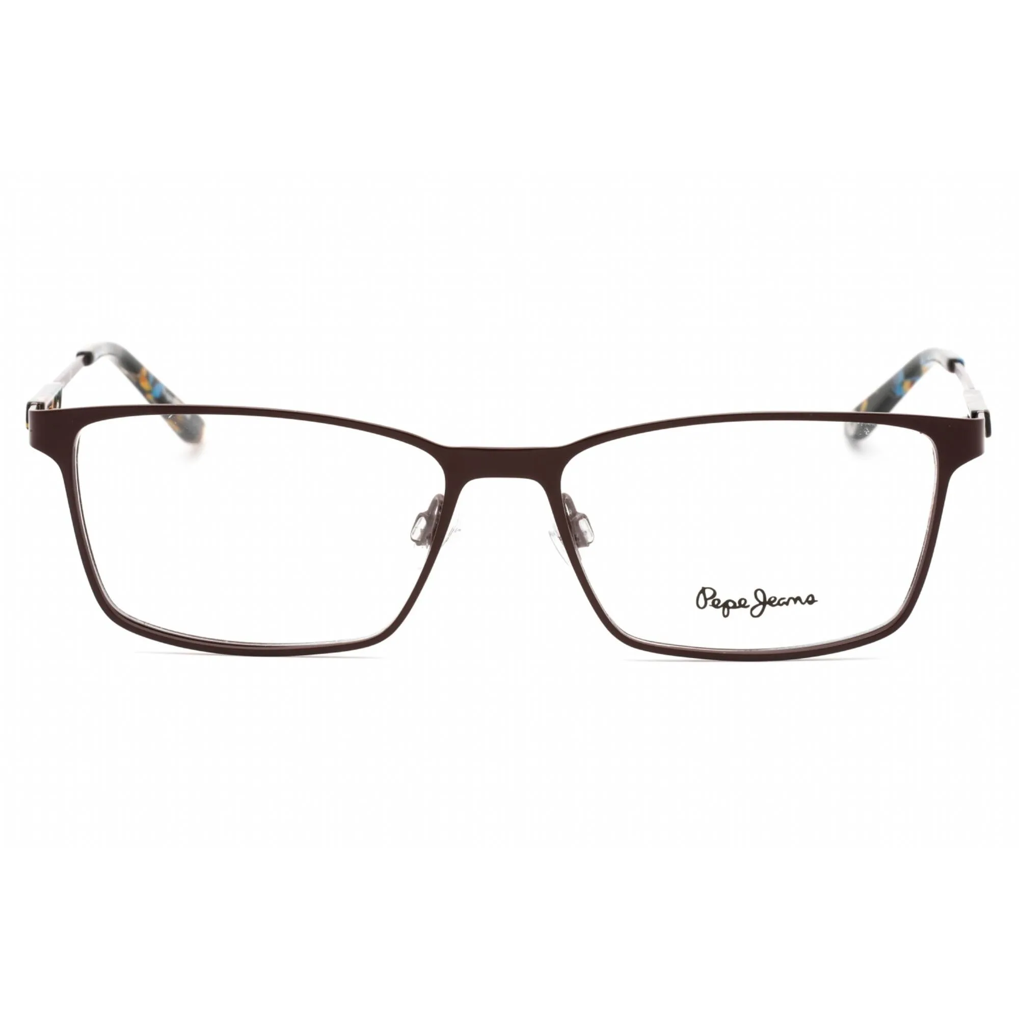 Pepe Jeans Women's Eyeglasses - Burgundy Rectangular Frame Clear Demo Lens | PJ1298 C2