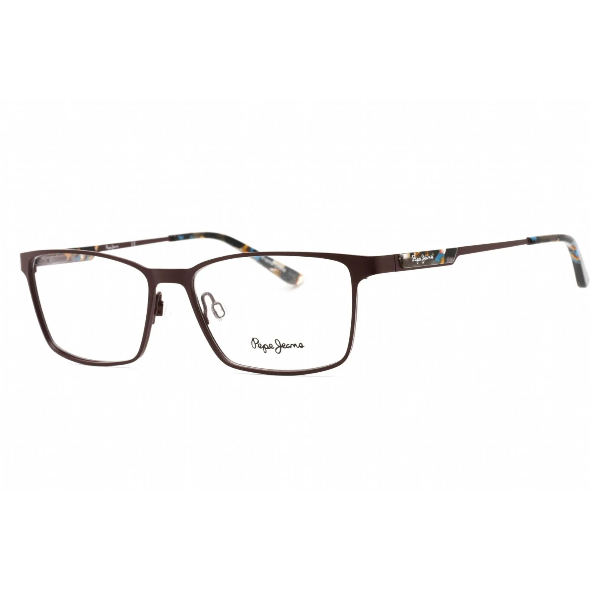 Pepe Jeans Women's Eyeglasses - Burgundy Rectangular Frame Clear Demo Lens | PJ1298 C2