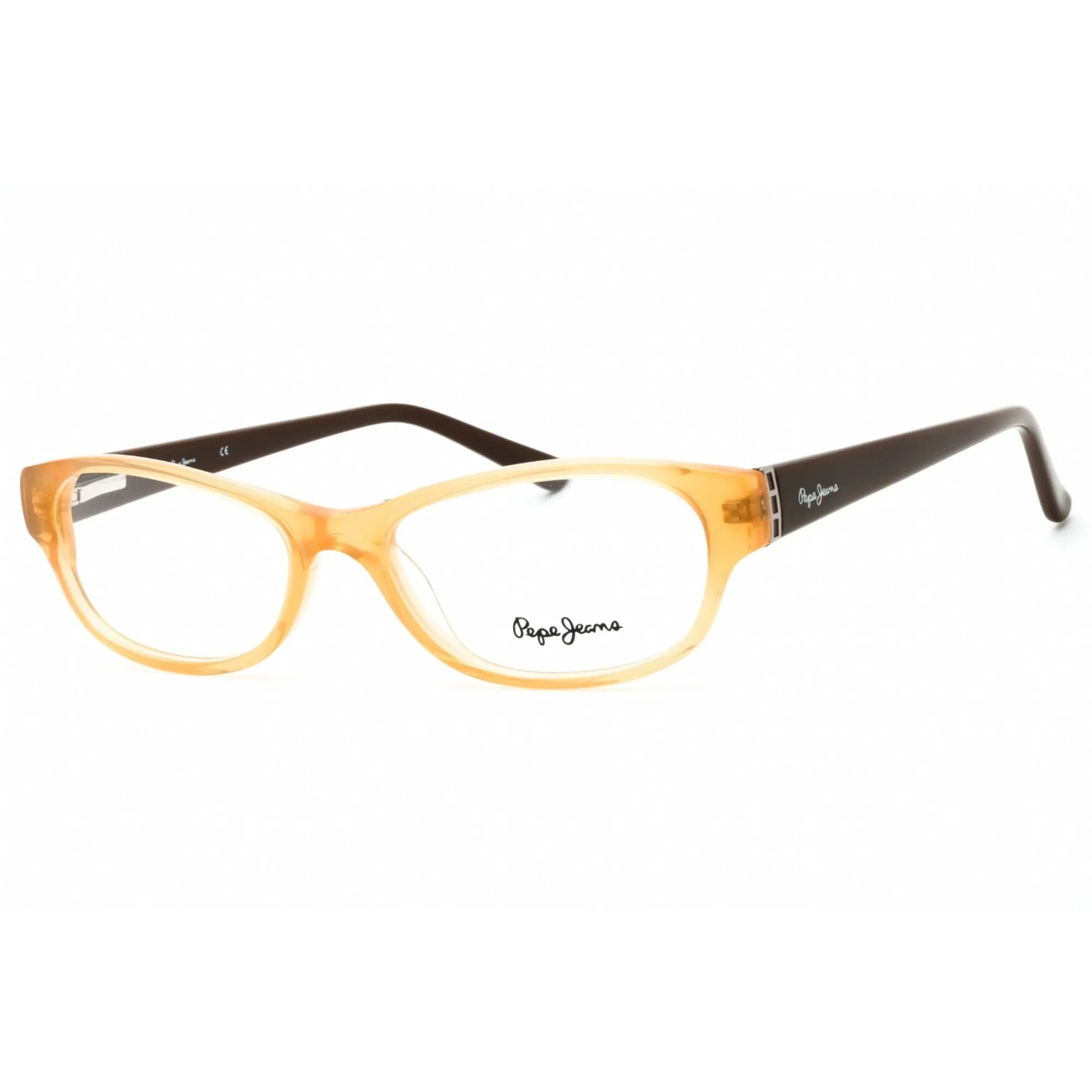 Pepe Jeans Women's Eyeglasses - Honey Plastic Cat Eye Shape Full Rim Frame | PJ3090 C2