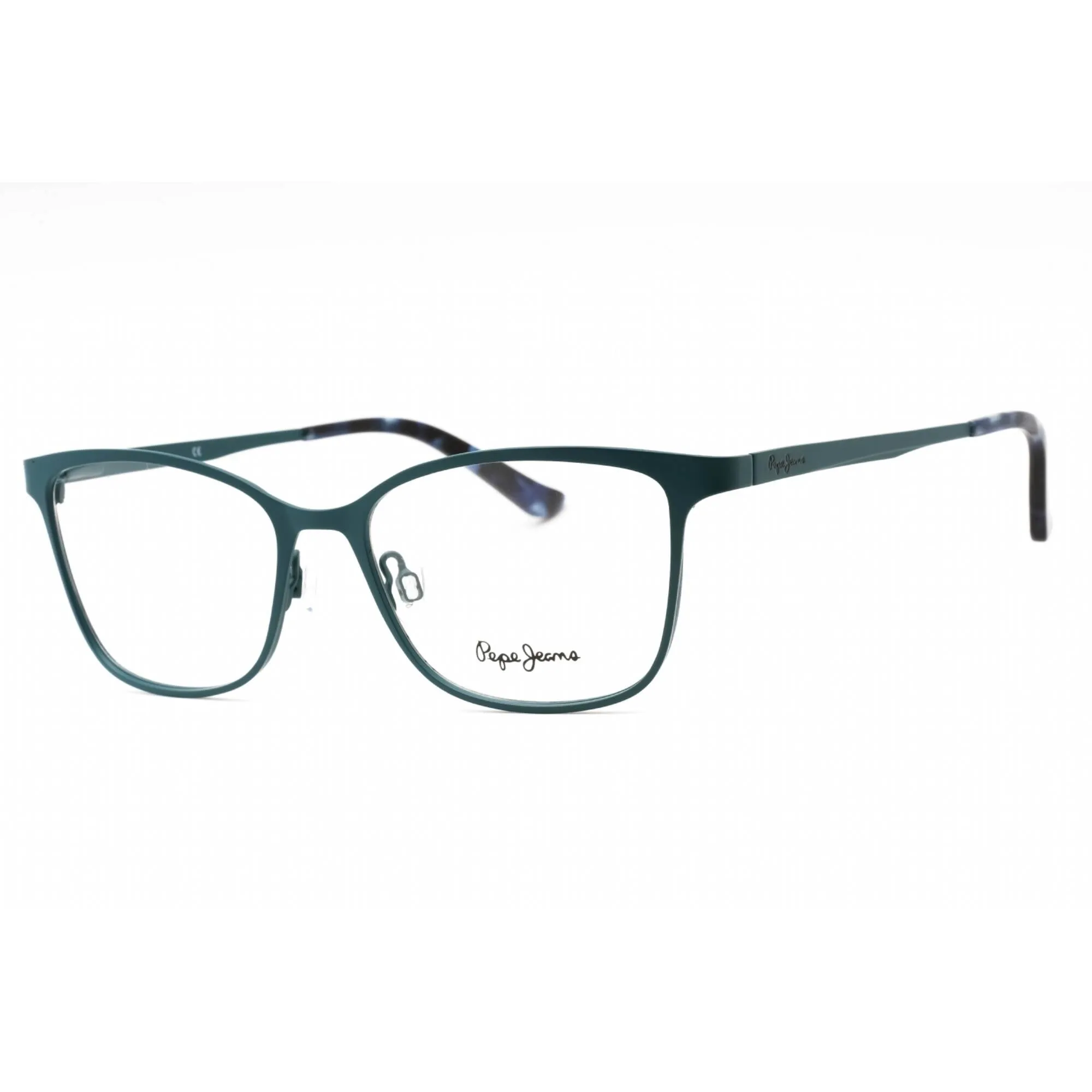 Pepe Jeans Women's Eyeglasses - Petrol Metal Cat Eye Full Rim Frame | PJ1249 C4