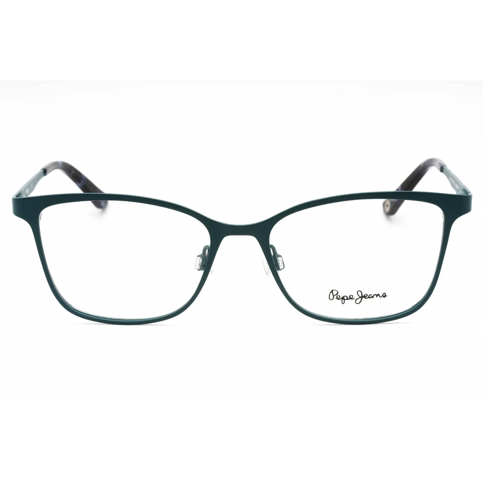 Pepe Jeans Women's Eyeglasses - Petrol Metal Cat Eye Full Rim Frame | PJ1249 C4