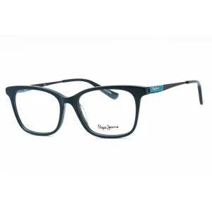 Pepe Jeans Women's Eyeglasses - Petrol Plastic Cat Eye Full Rim Frame | PJ3361 C3
