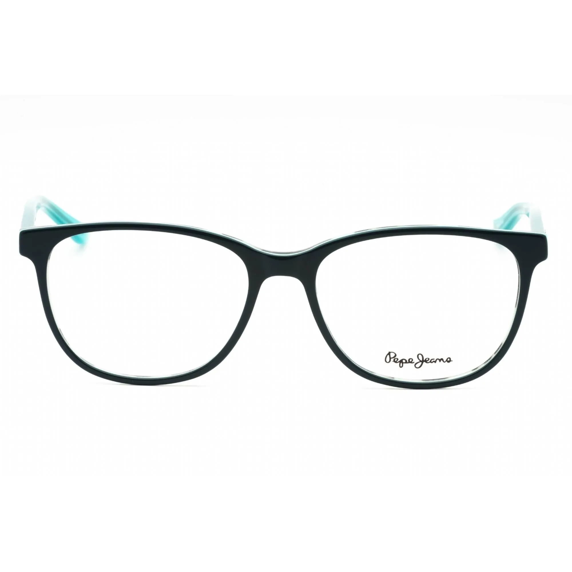 Pepe Jeans Women's Eyeglasses - Turquoise Plastic Oval Full Rim Frame | PJ3262 C4