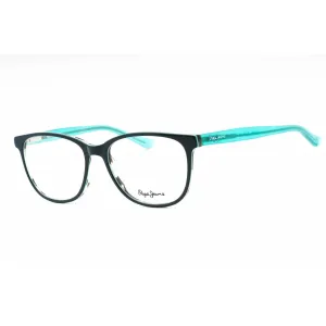 Pepe Jeans Women's Eyeglasses - Turquoise Plastic Oval Full Rim Frame | PJ3262 C4