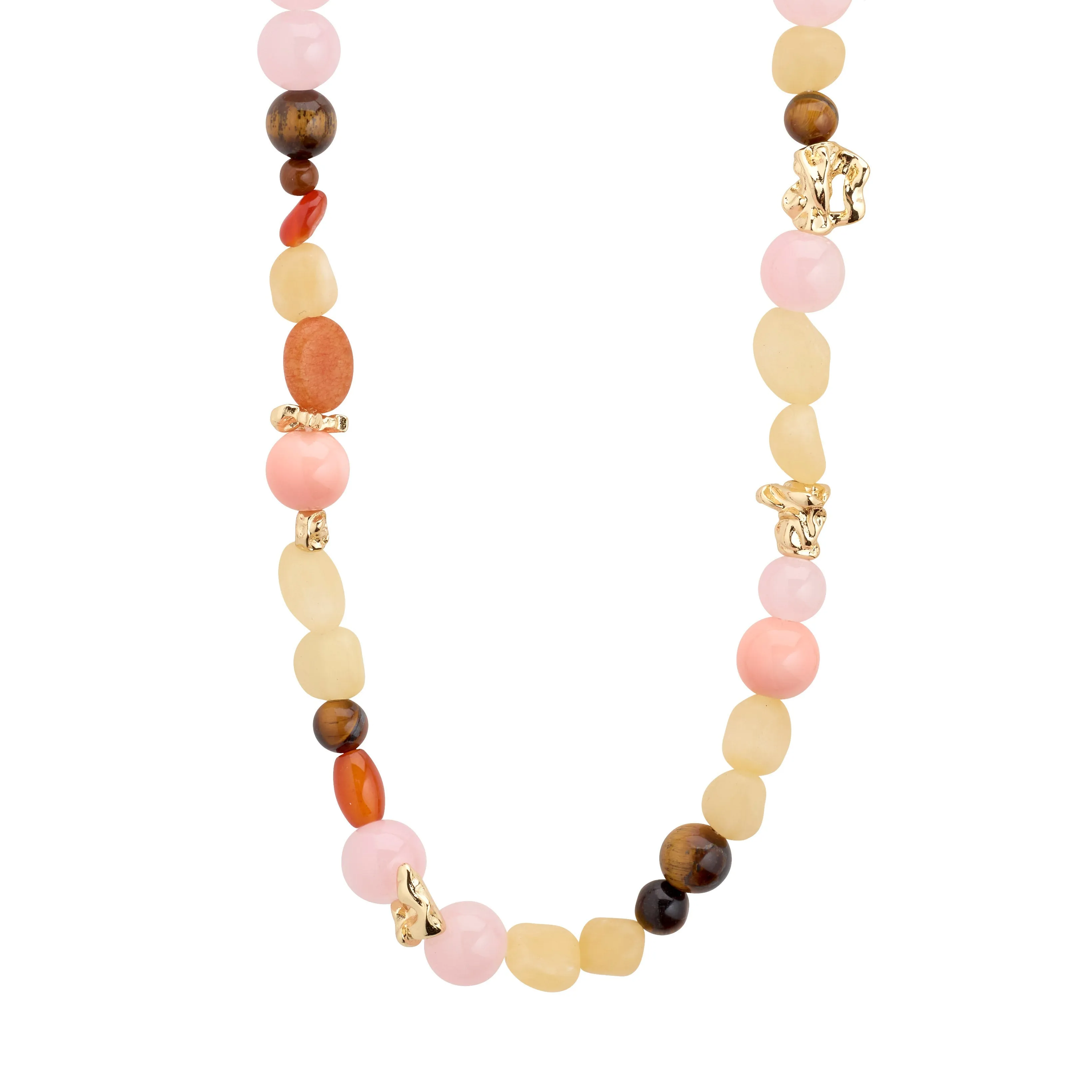 Pilgrim Dream Necklace Multi Gold Plated