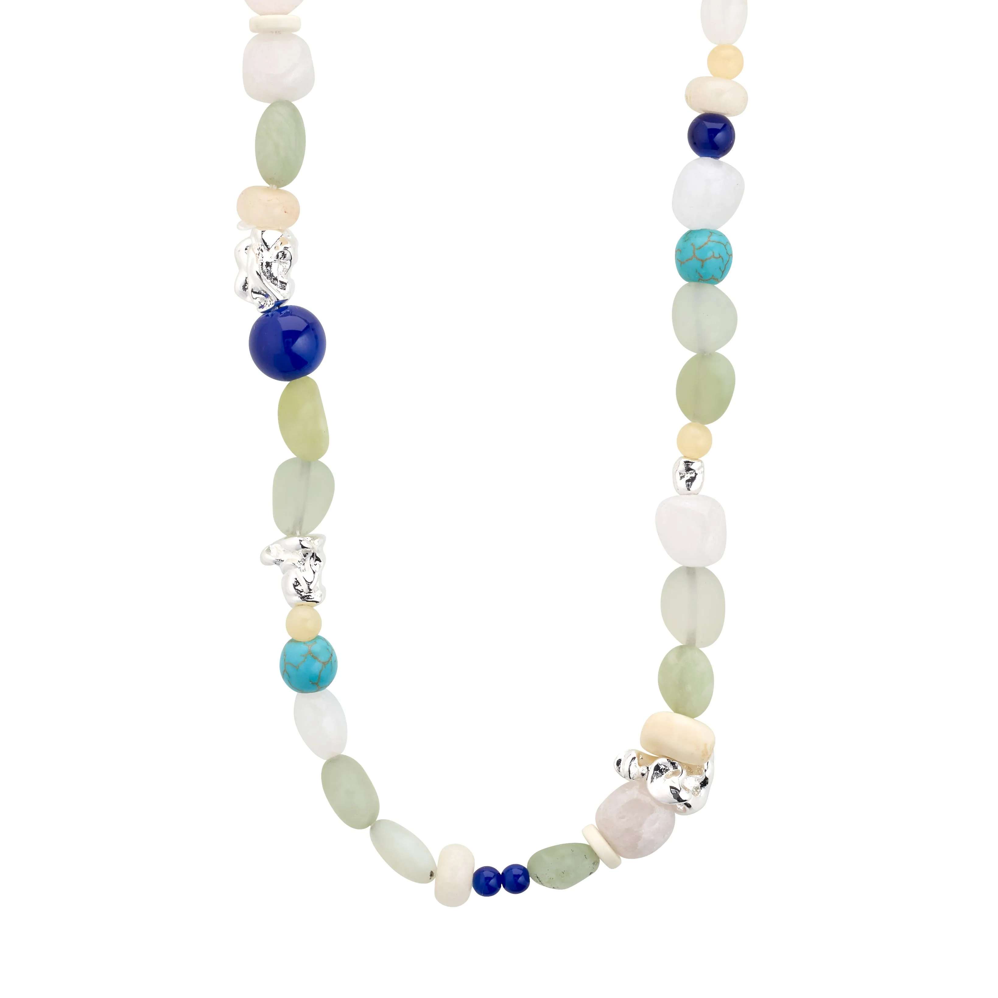 Pilgrim Dream Necklace Multi Silver Plated