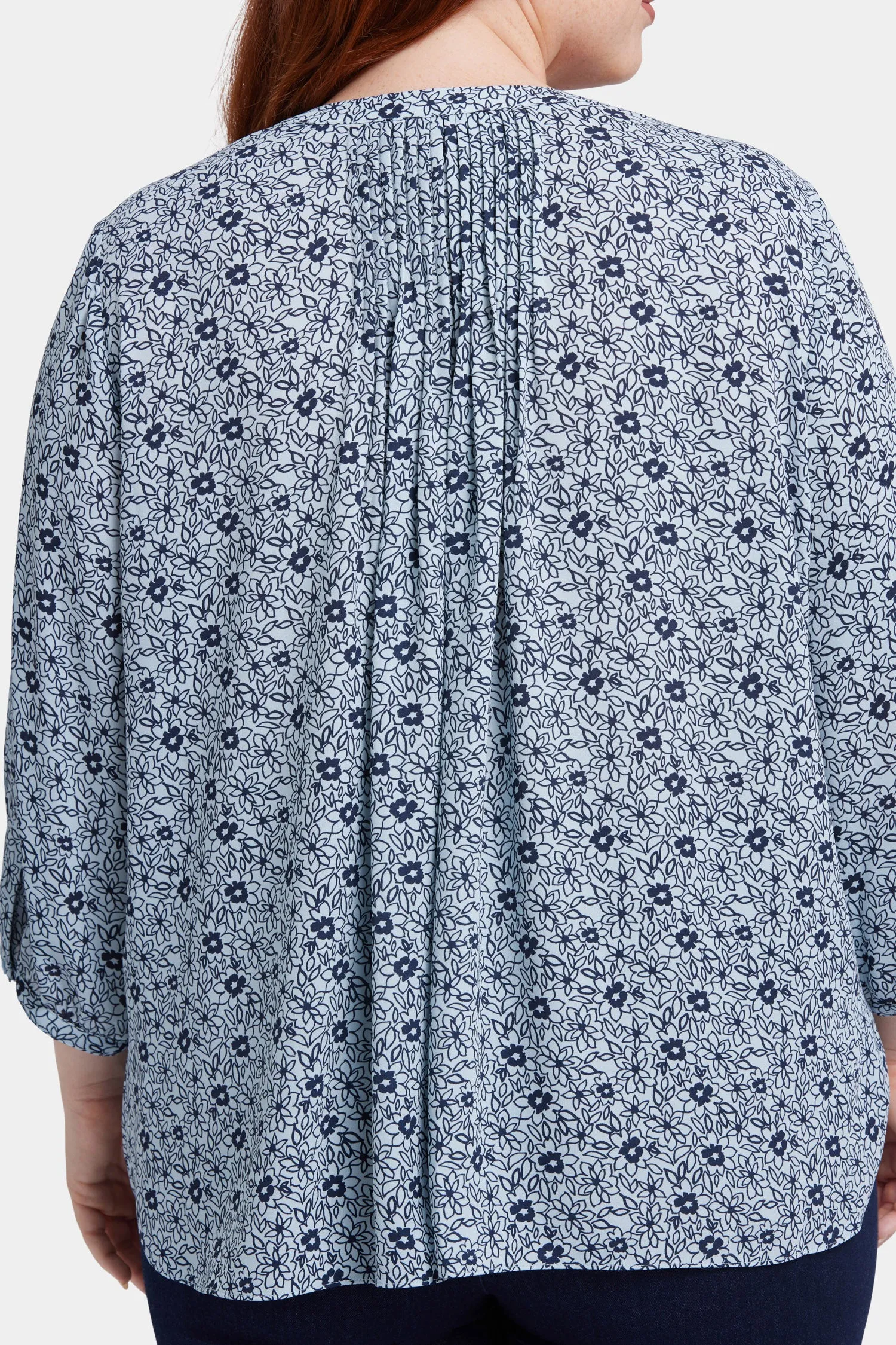Pintuck Blouse In Plus Size - Cora Creek