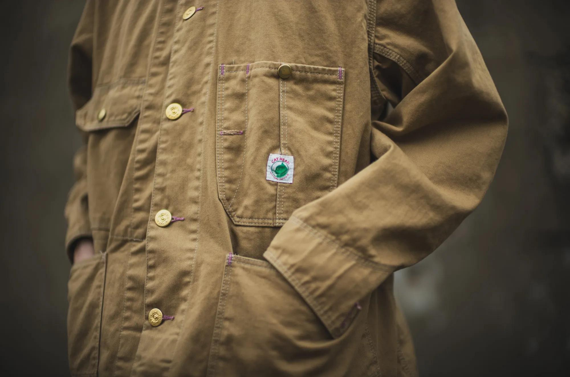 □Pre-Order□Cat Head Jacket Khaki Drill