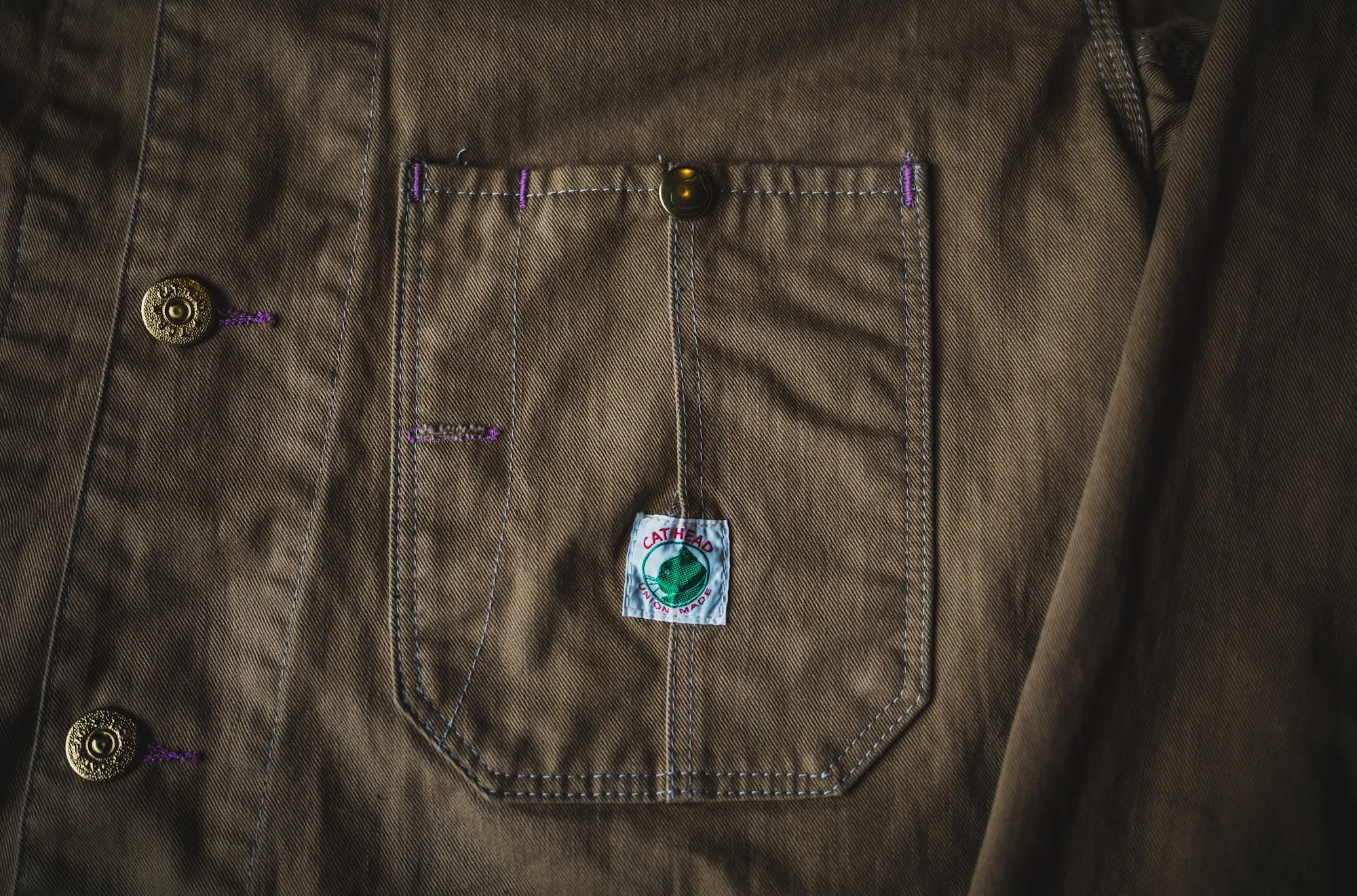 □Pre-Order□Cat Head Jacket Khaki Drill