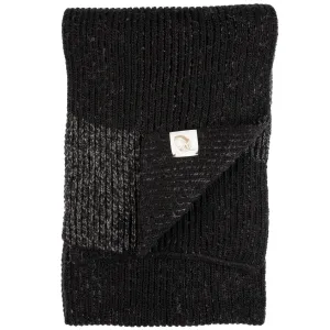 Ragg Wool Scarf - Black Melange