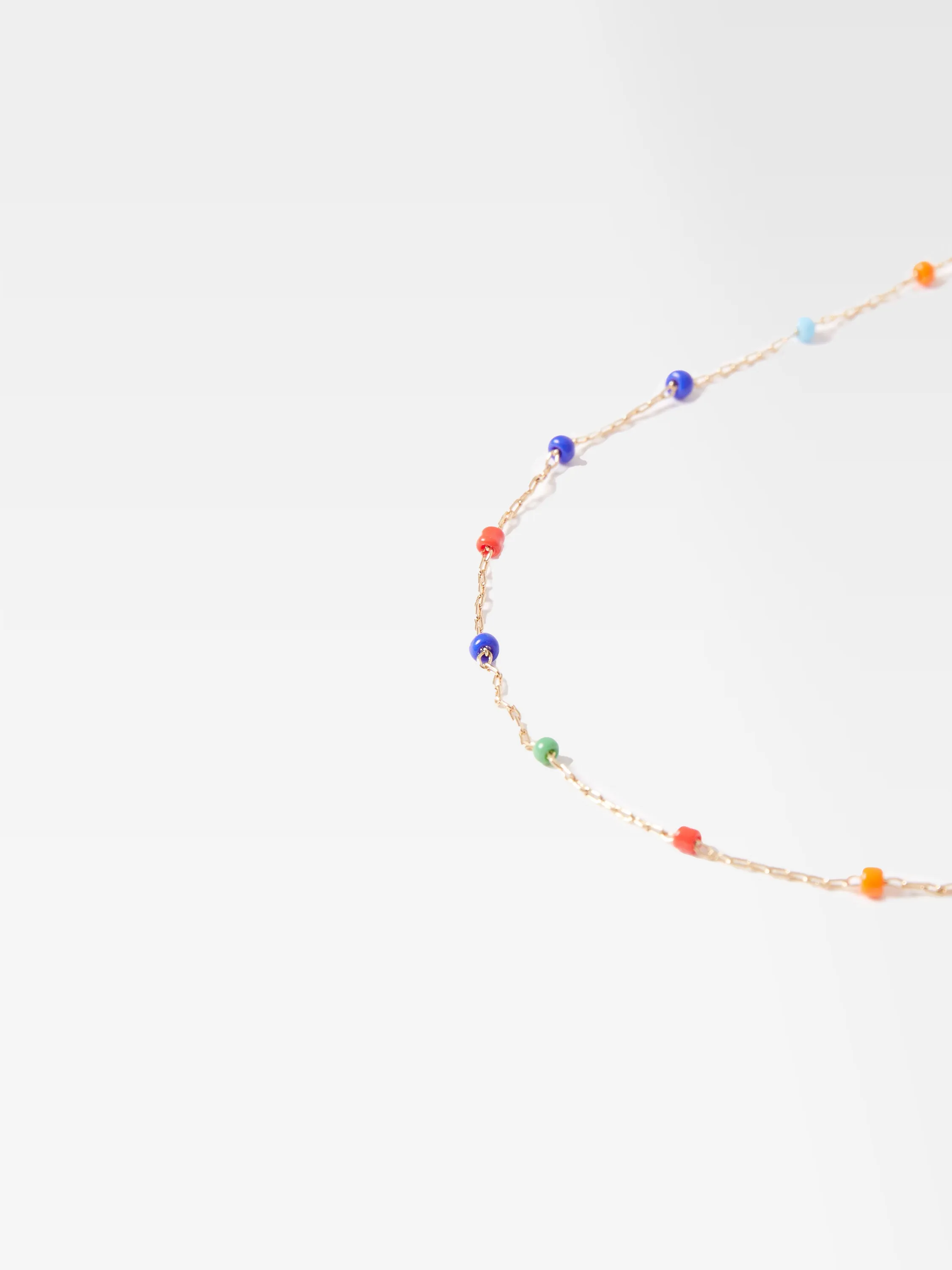 Rainbow Beads Necklace