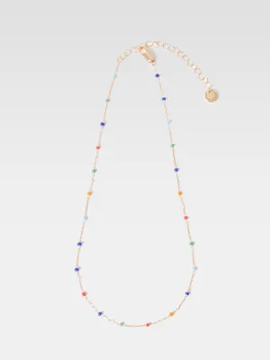 Rainbow Beads Necklace