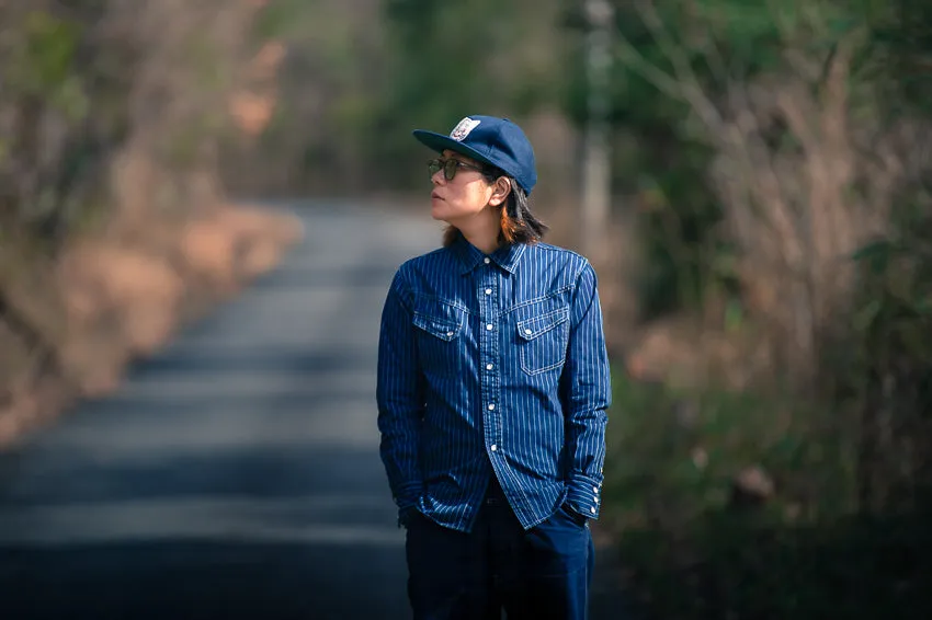 Ranchman Shirt Blue Wabash