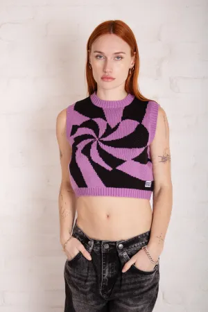 Rapture Heart Swirl Knit Vest