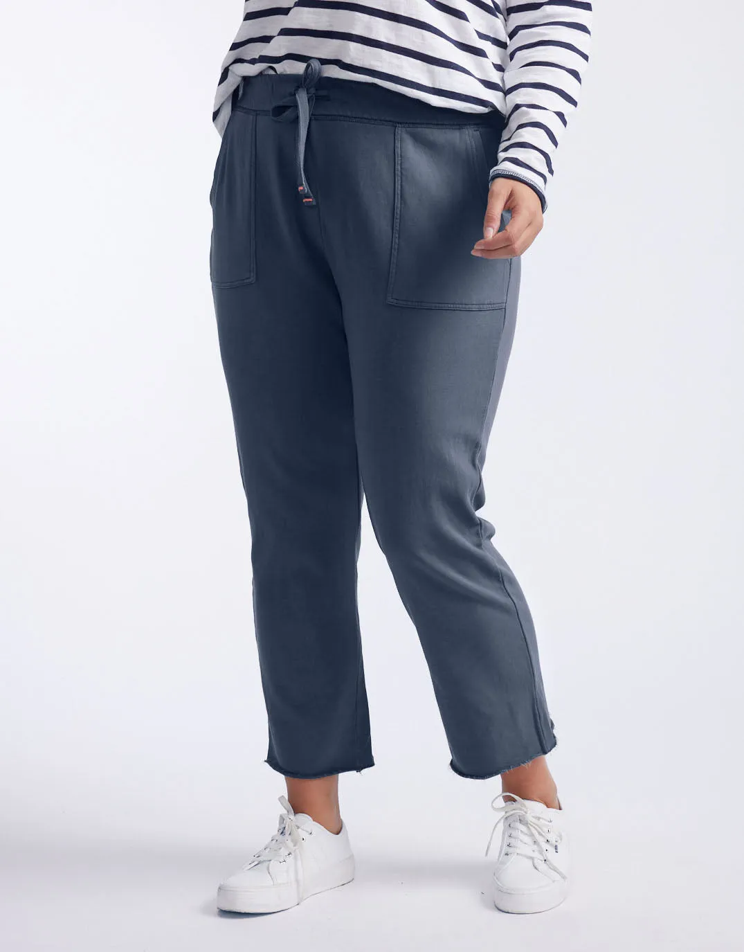 Raw Edge Lounge Pant - Washed Navy