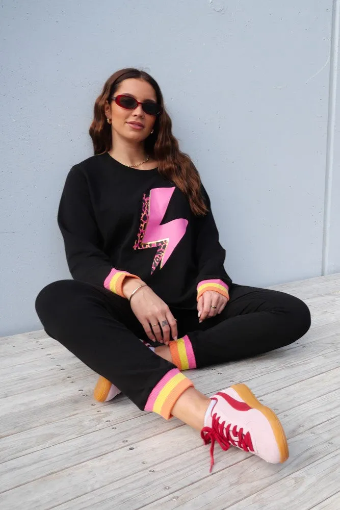 Rebel Club Keeley Track Pant Black Pre-Order Due Late May
