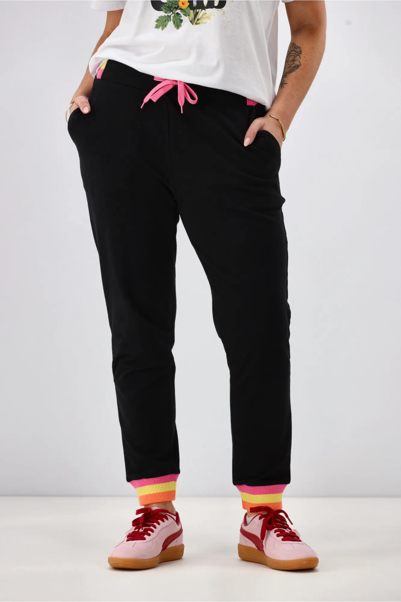 Rebel Club Keeley Track Pant Black Pre-Order Due Late May