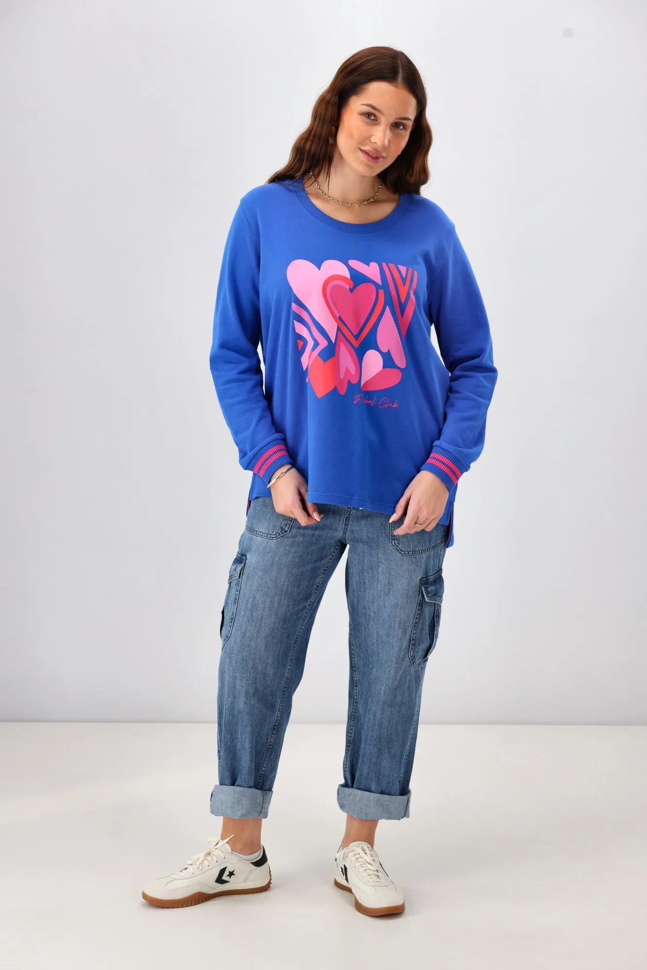 Rebel Club Stacked Heart Crew Blue Pre-Order Due Late May