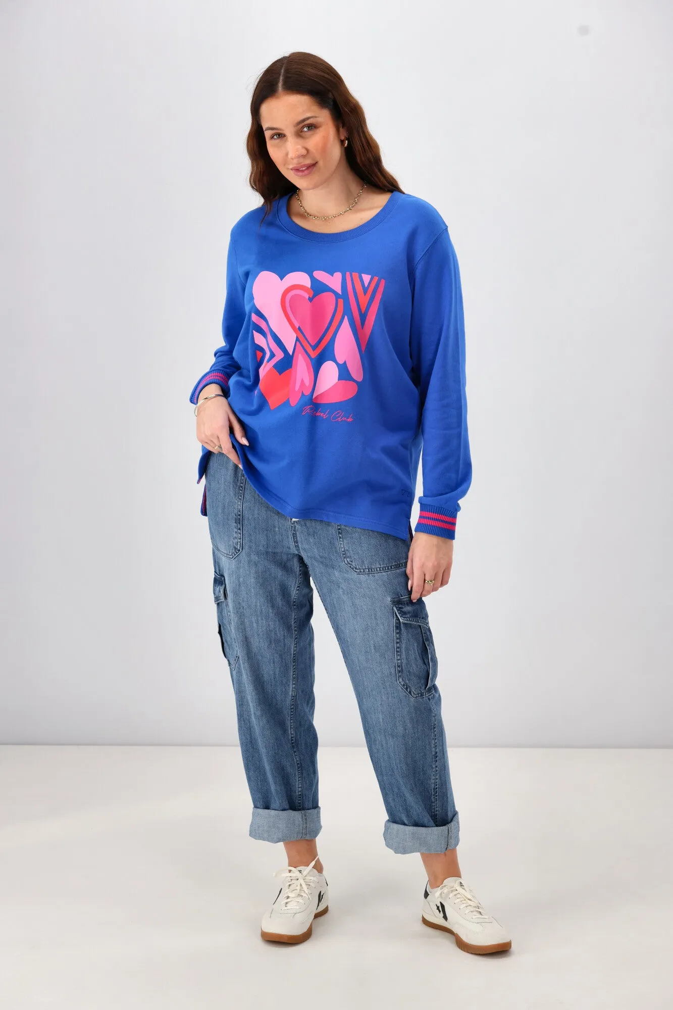 Rebel Club Stacked Heart Crew Blue Pre-Order Due Late May