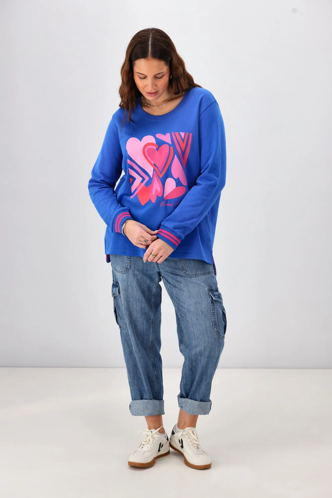 Rebel Club Stacked Heart Crew Blue Pre-Order Due Late May