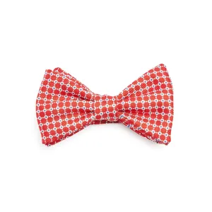 RED PRE-KNOTTED SILK BOWTIE