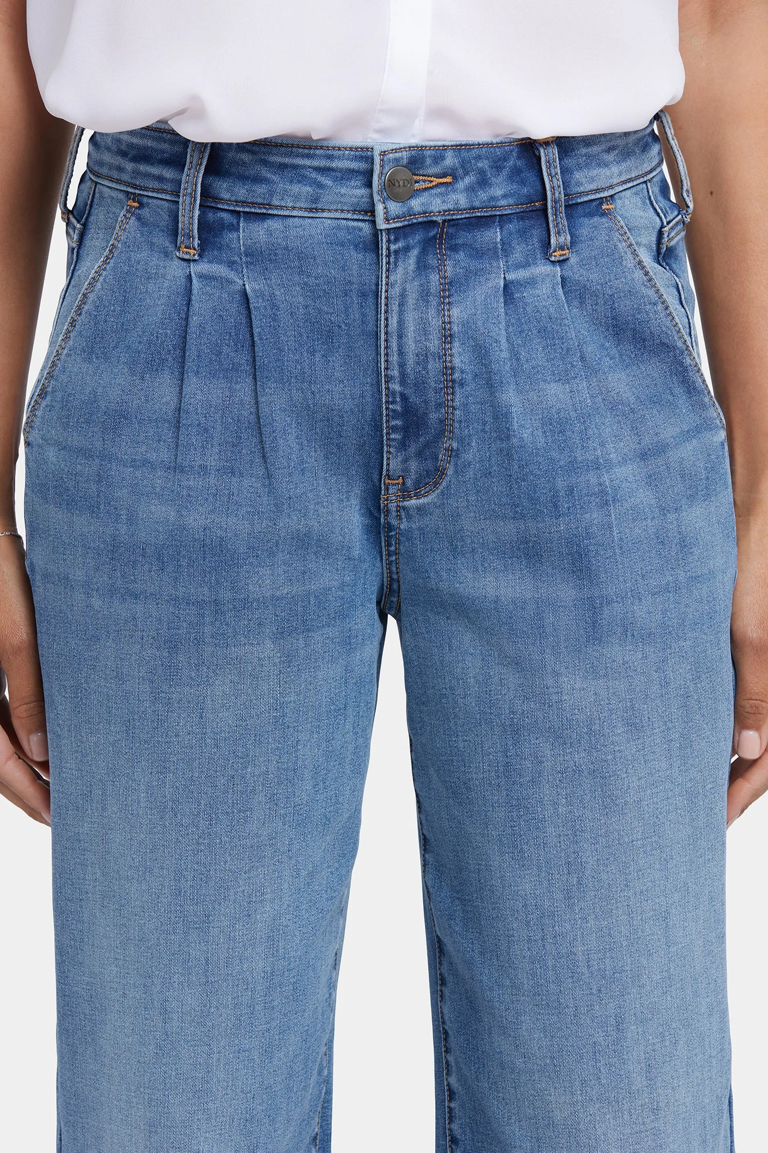 Relaxed Trouser Jeans In Petite - Barcelona Breeze
