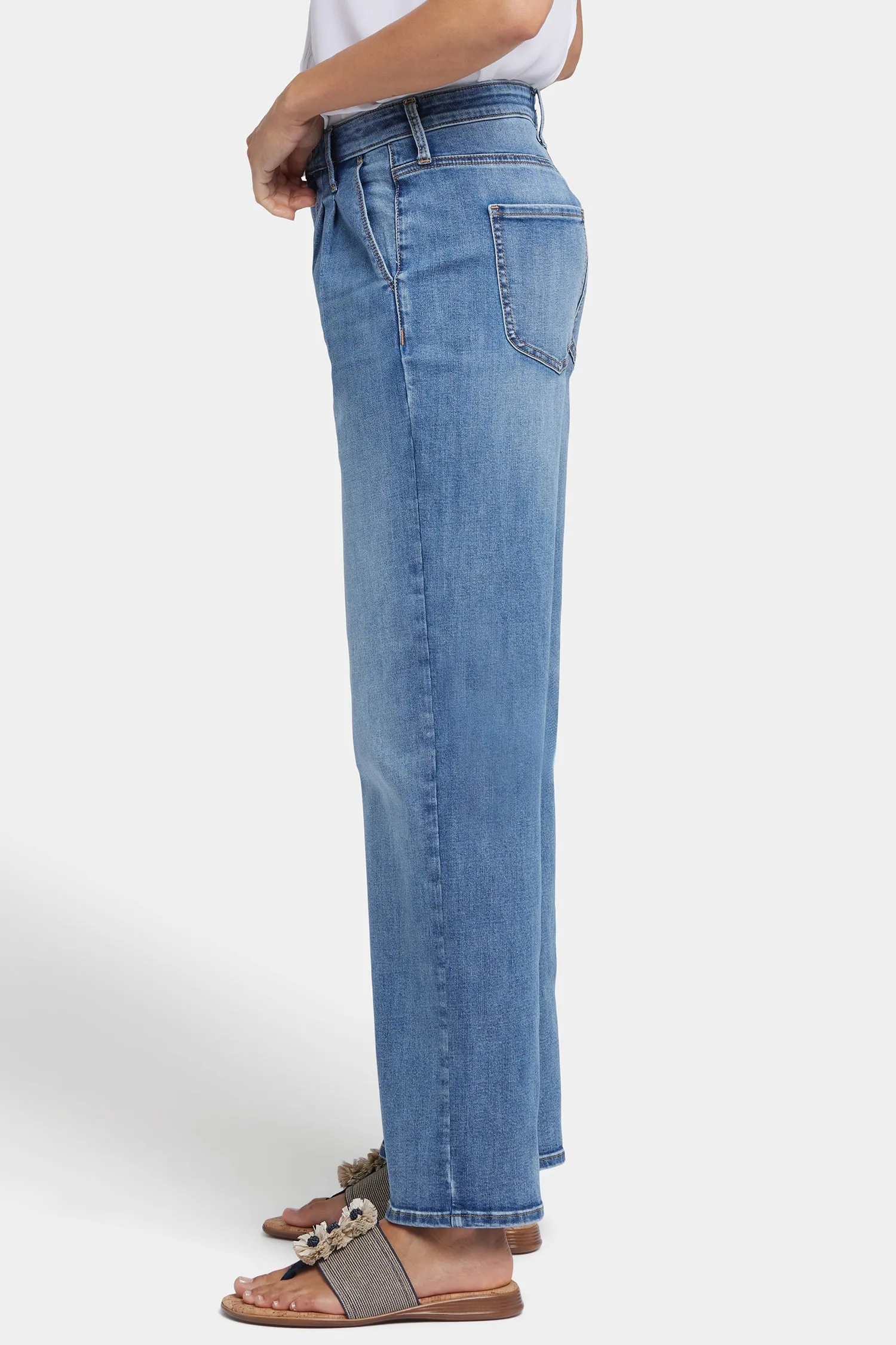 Relaxed Trouser Jeans In Petite - Barcelona Breeze