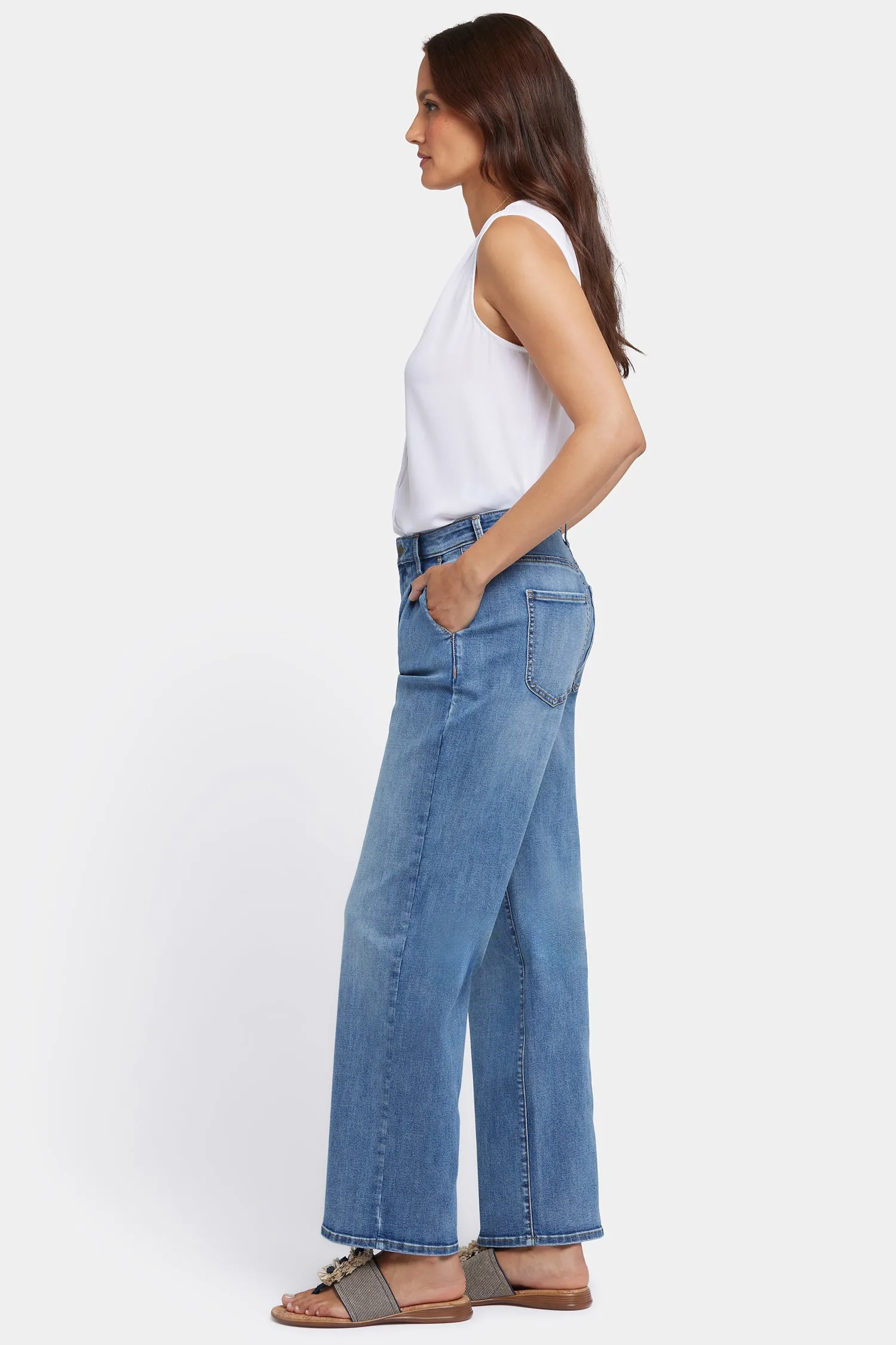 Relaxed Trouser Jeans In Petite - Barcelona Breeze