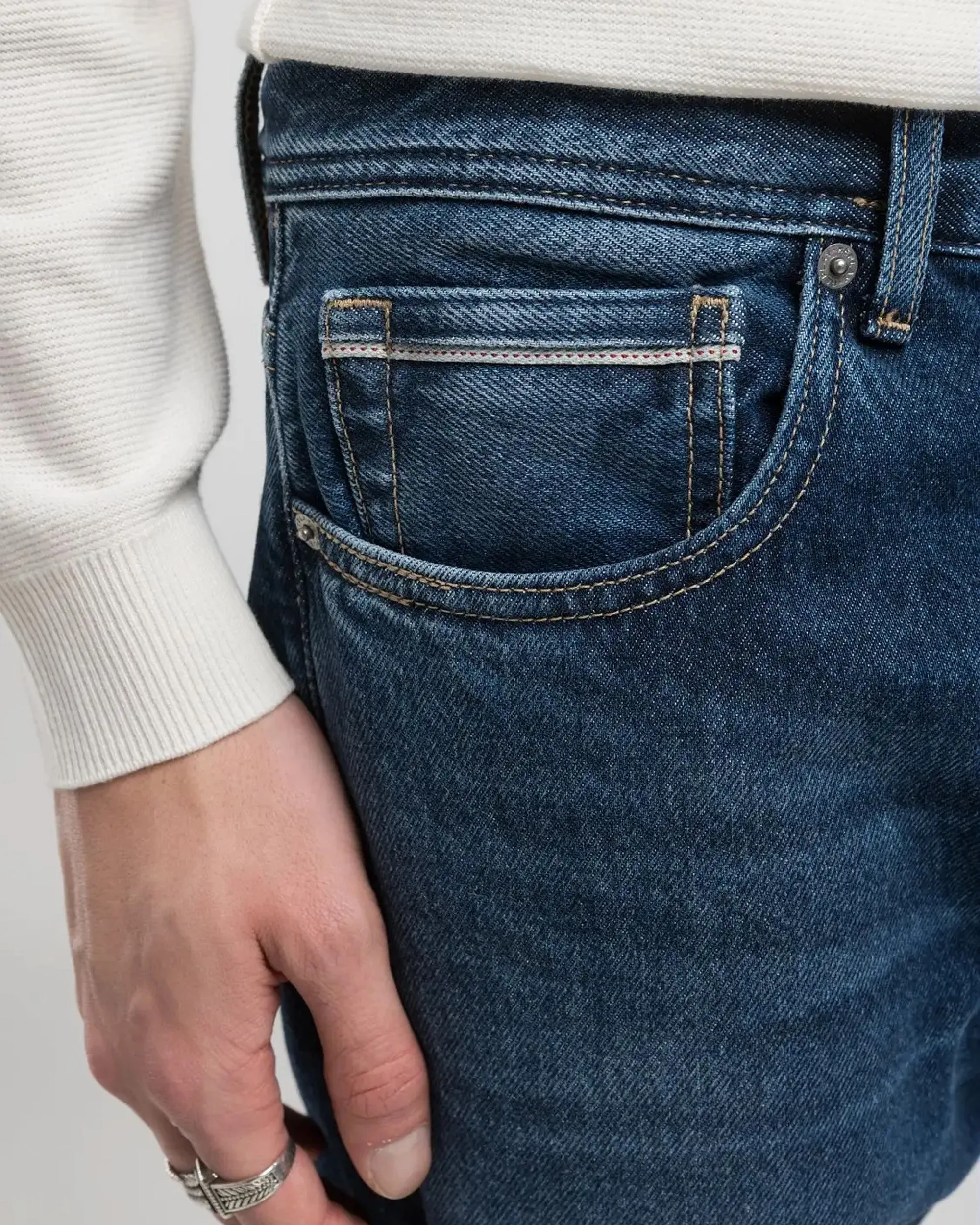 Replay Grover Straight Fit Mens Jeans - Dark Blue