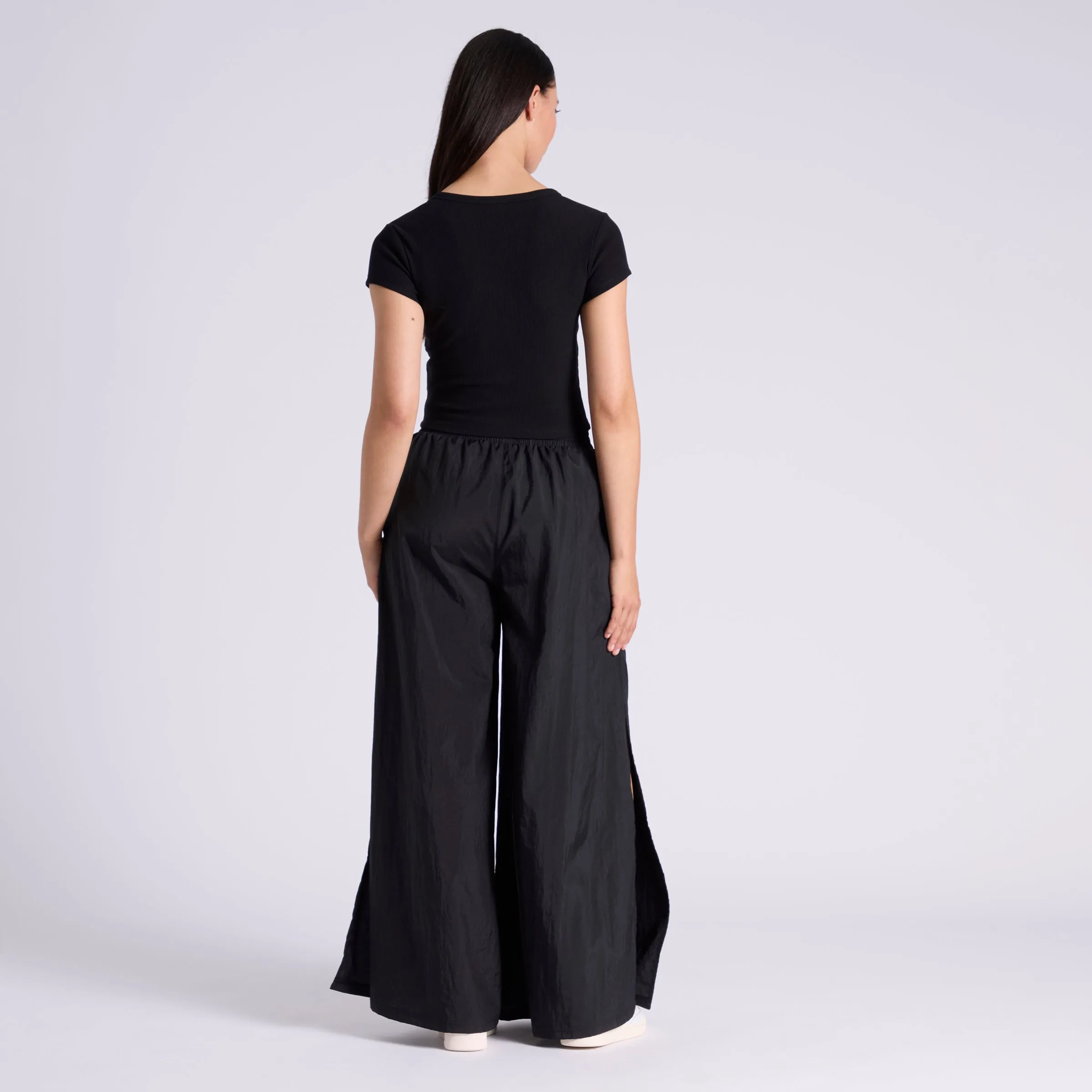 Ribbed Tee Black