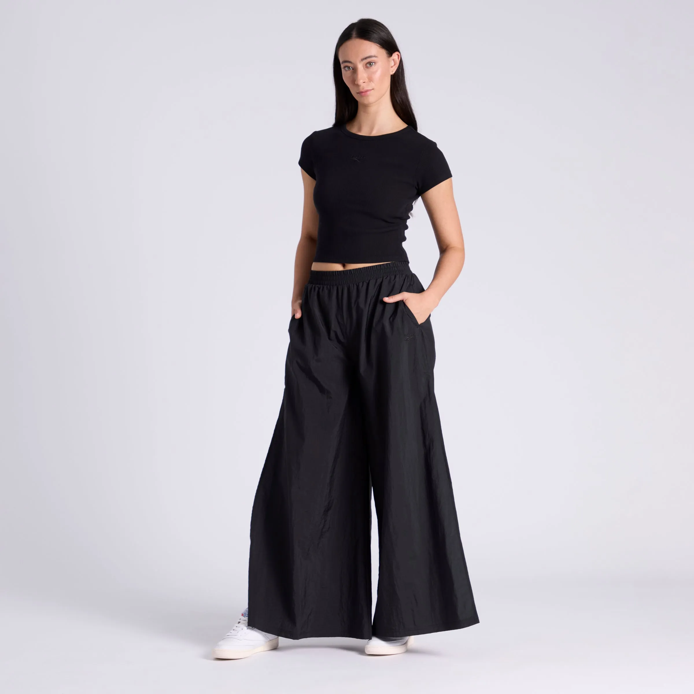 Ribbed Tee Black