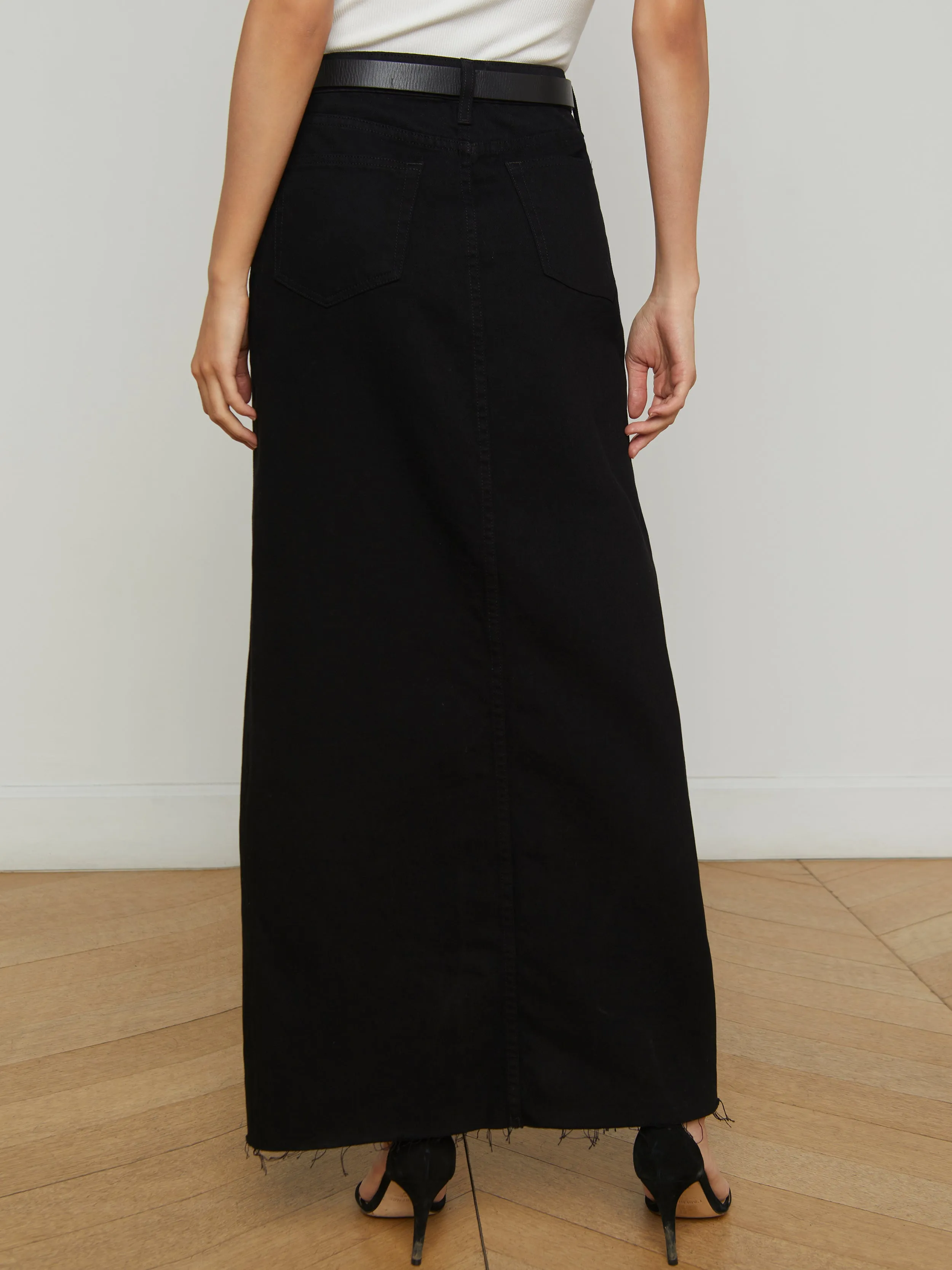 Rysa Denim Maxi Skirt