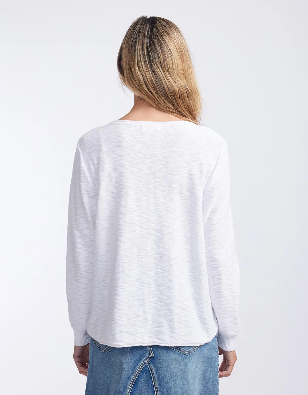 Sacha Cotton Knit - White