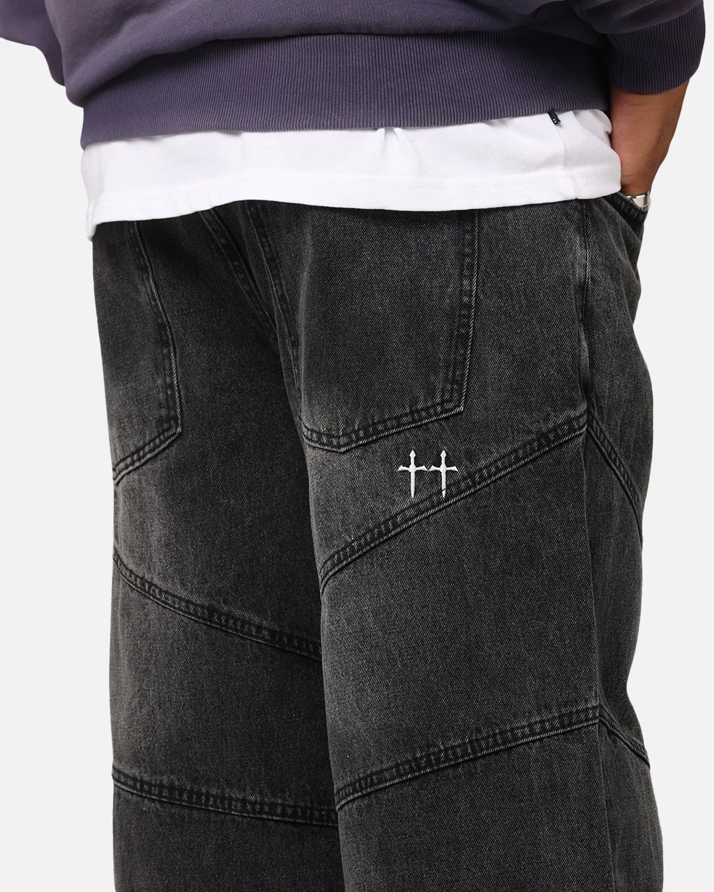 Saint Morta Amplus Armoury Jeans Black Shadow