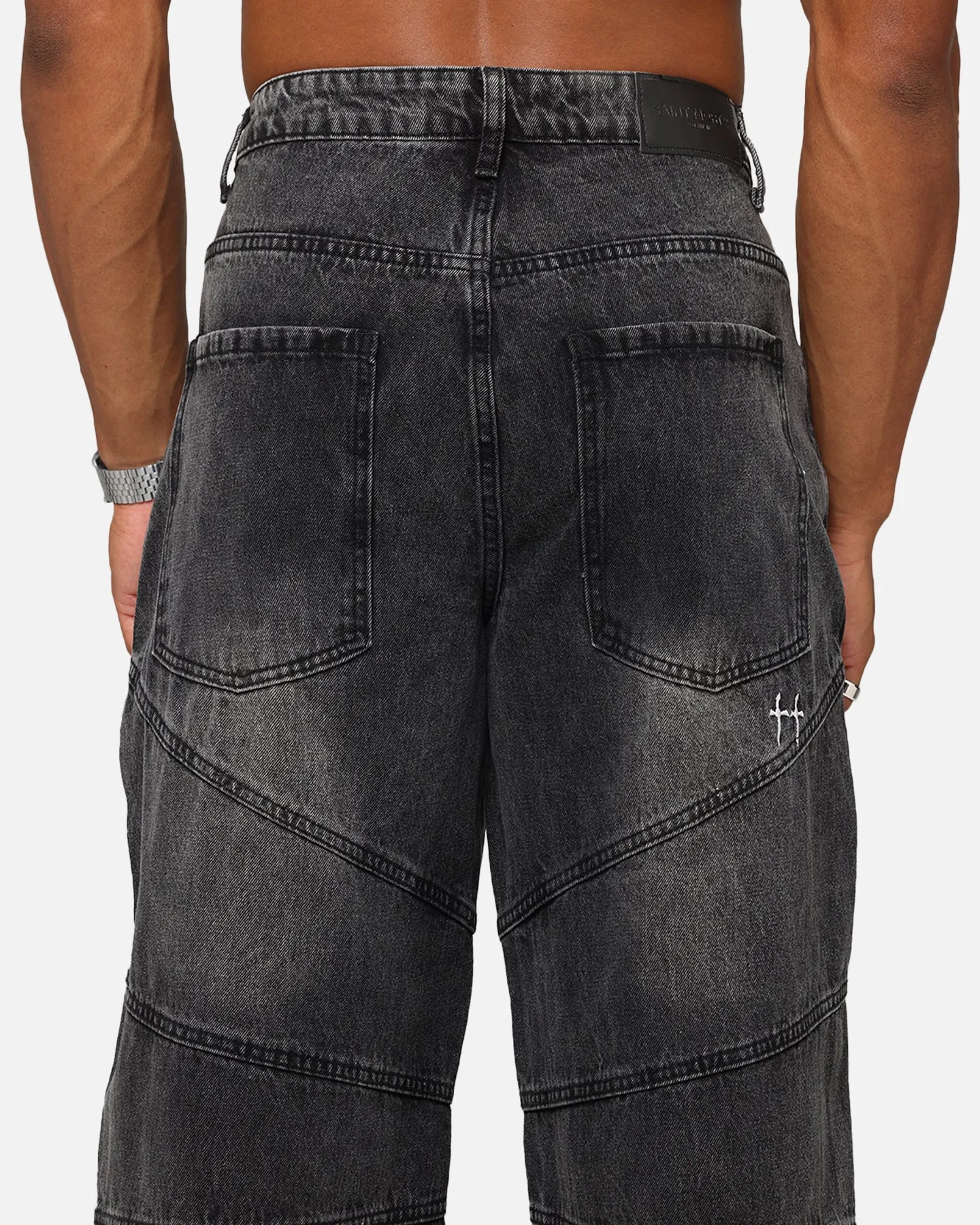 Saint Morta Amplus Armoury Jeans Black Shadow