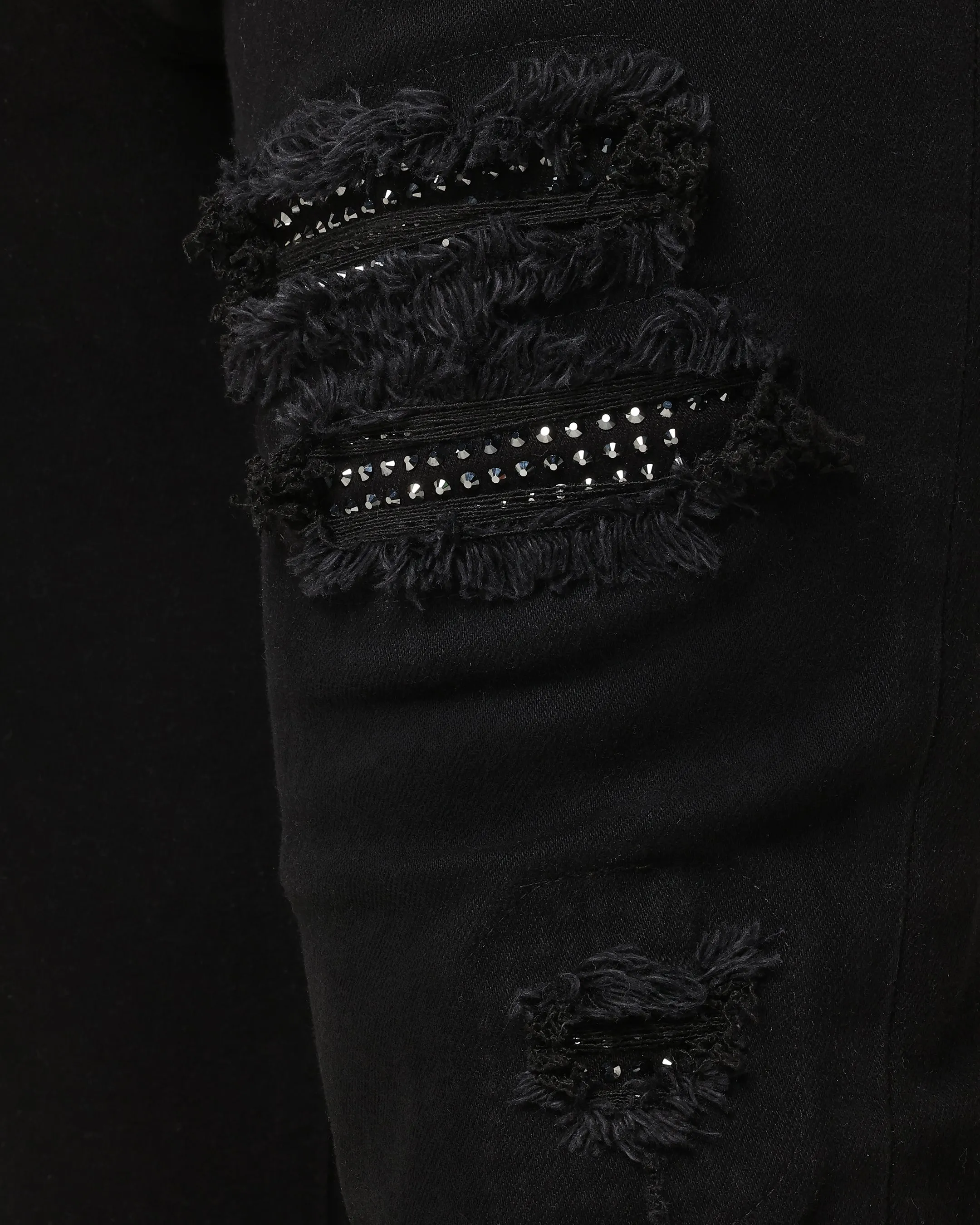 Saint Morta Bling Summum Jeans Black