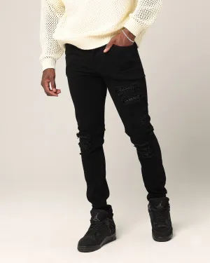Saint Morta Bling Summum Jeans Black