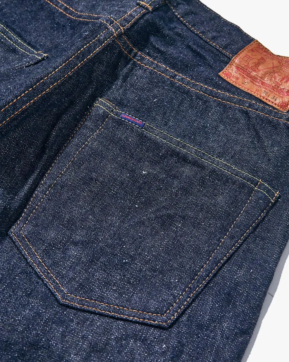 Samurai Jeans S0520XX Regular Tapered 15oz 'Otokogi' Selvedge Mens Jeans - Onewash