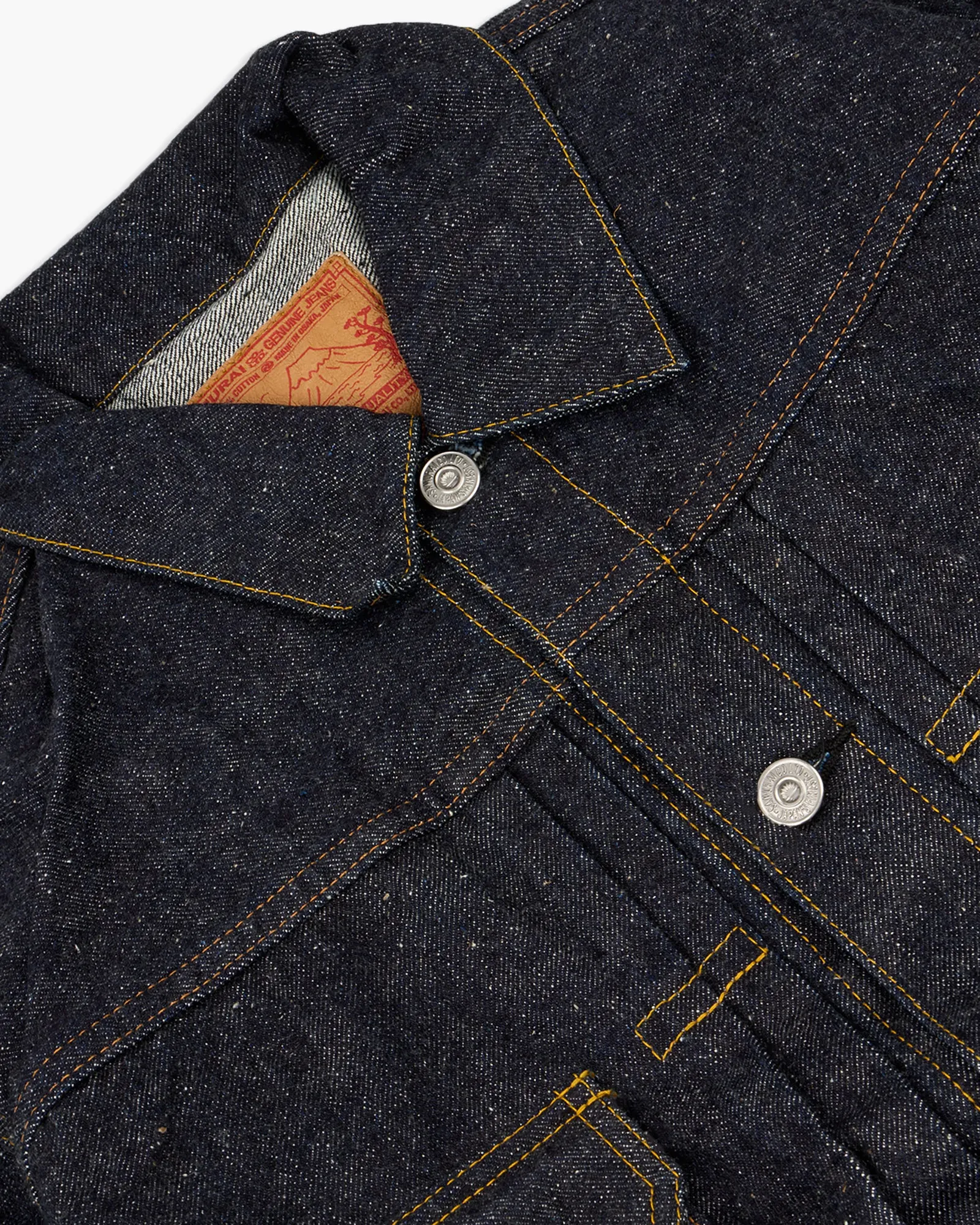 Samurai S0552XX 15oz 'Otokogi' Type II Selvedge Denim Jacket - Indigo Onewash