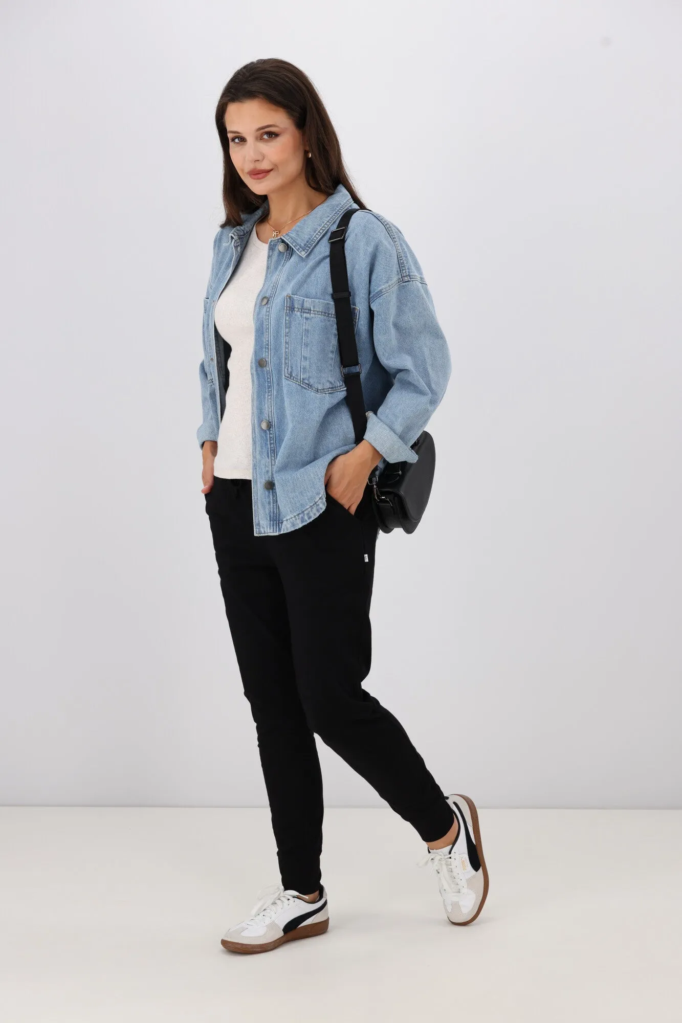 Shine On Essential Rib Long Sleeve Oat